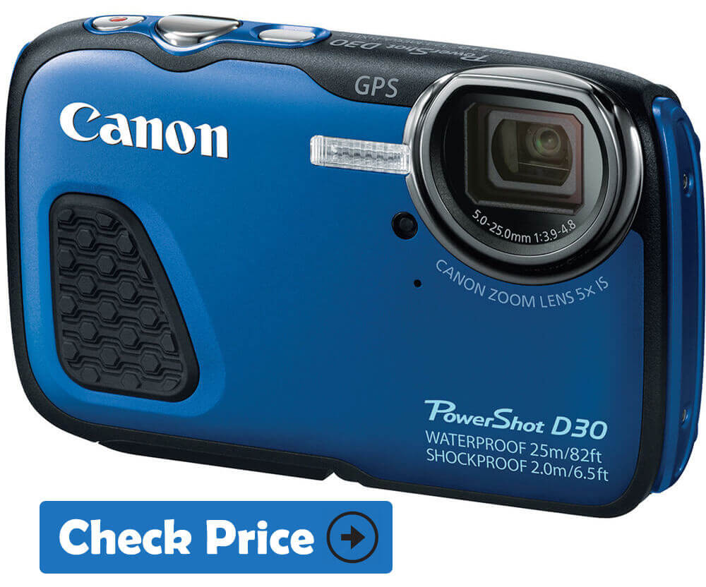Canon PowerShot D30 Underwater Camera