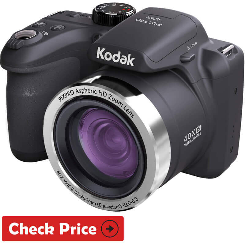 Kodak AZ401BK Best Vlogging Camera Under 200