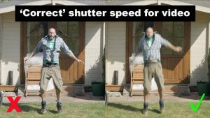 The shutter speed is too slow